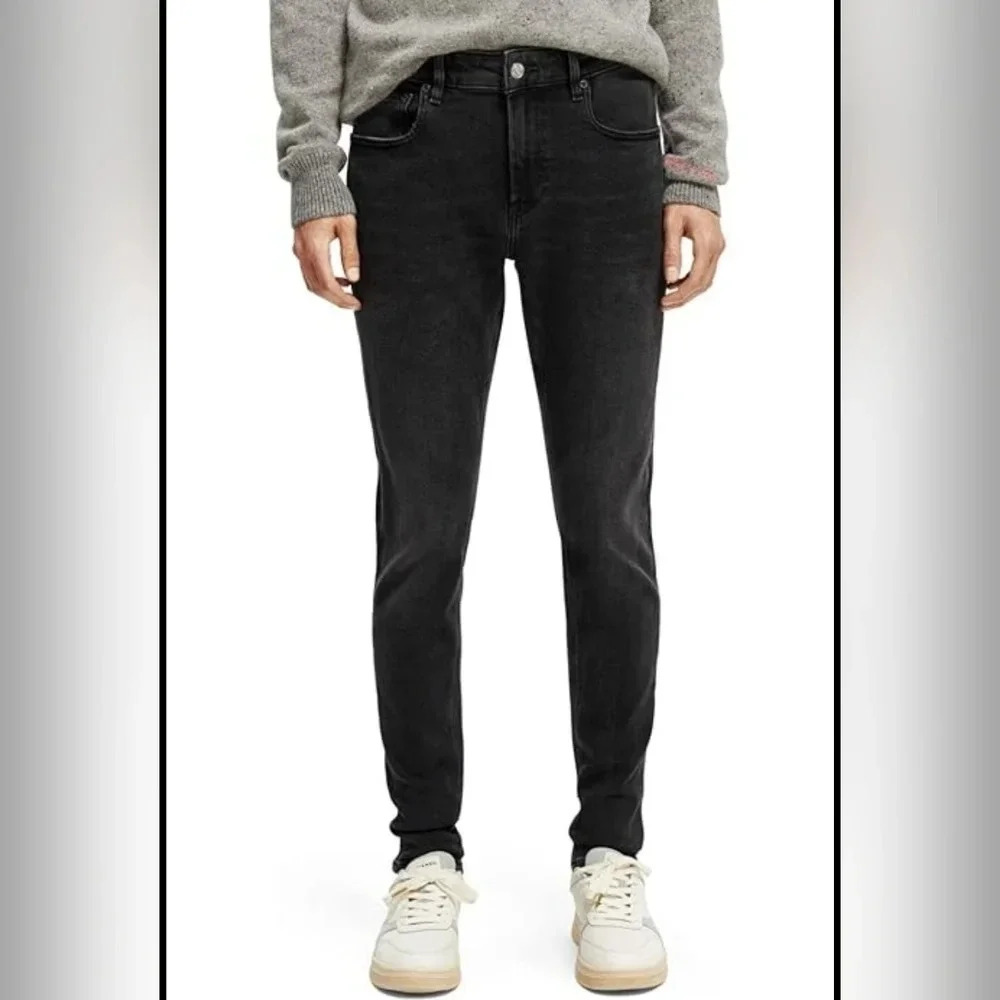 Scotch and Soda Black Skim Skinny Jean's Sz 29
